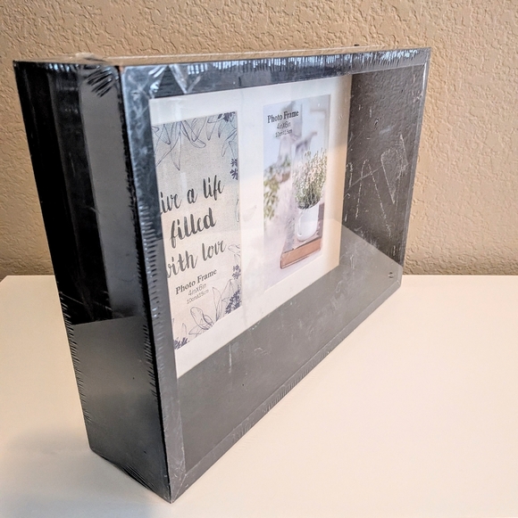 Black Inset Photo Frame - Picture 3 of 6